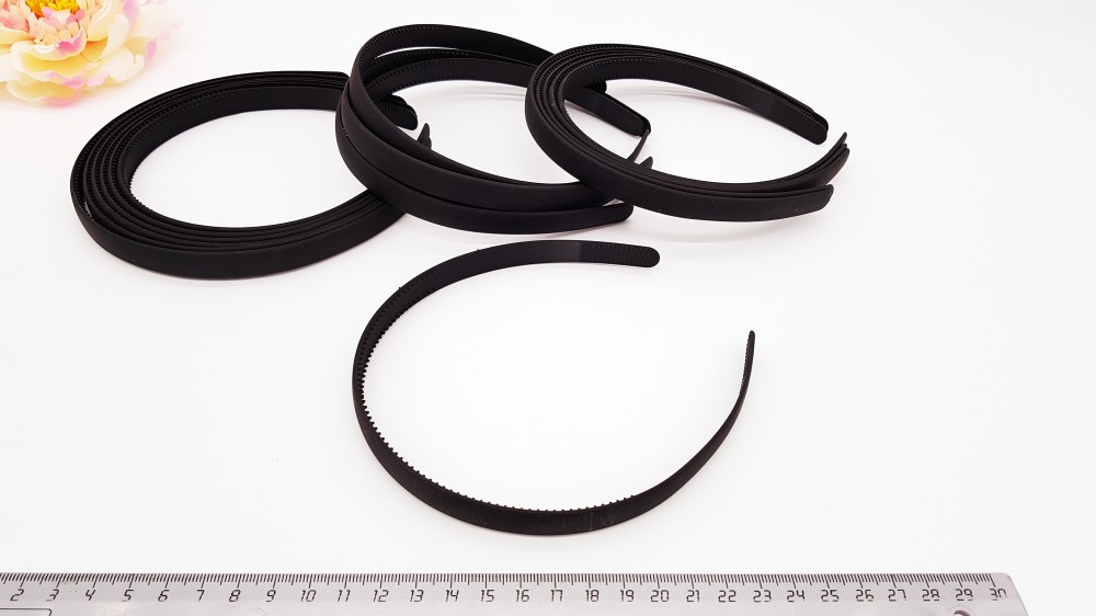 Ободок для волос KG-7D (1.3 см) черный